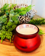 Load image into Gallery viewer, CRANBERRY PROSECCO RED MERCURY GLASS | CANDLE