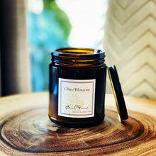 Load image into Gallery viewer, AMBER 8 OZ JAR CANDLE WITH LID