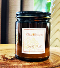 Load image into Gallery viewer, AMBER 8 OZ JAR CANDLE WITH LID