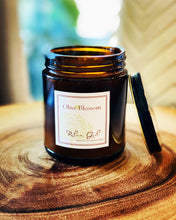 Load image into Gallery viewer, AMBER 8 OZ JAR CANDLE WITH LID