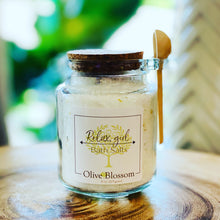 Load image into Gallery viewer, RELAX, GIRL | JAR OF 8 OZ BATH SALTS WITH SPOON