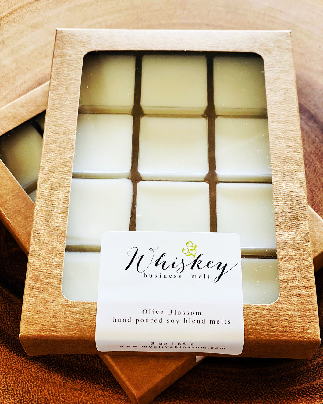 WHISKEY BUSINESS | 12 BLOSSOM MELTS IN A KRAFT BOX